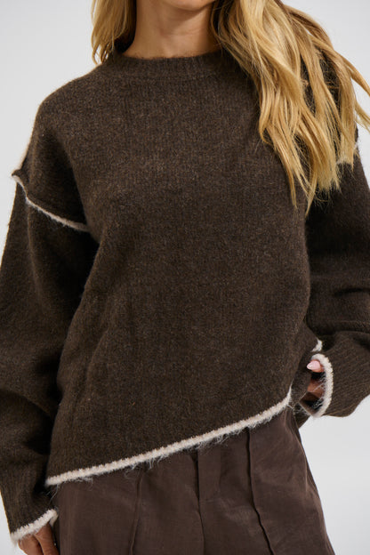 Benny Knit Chocolate