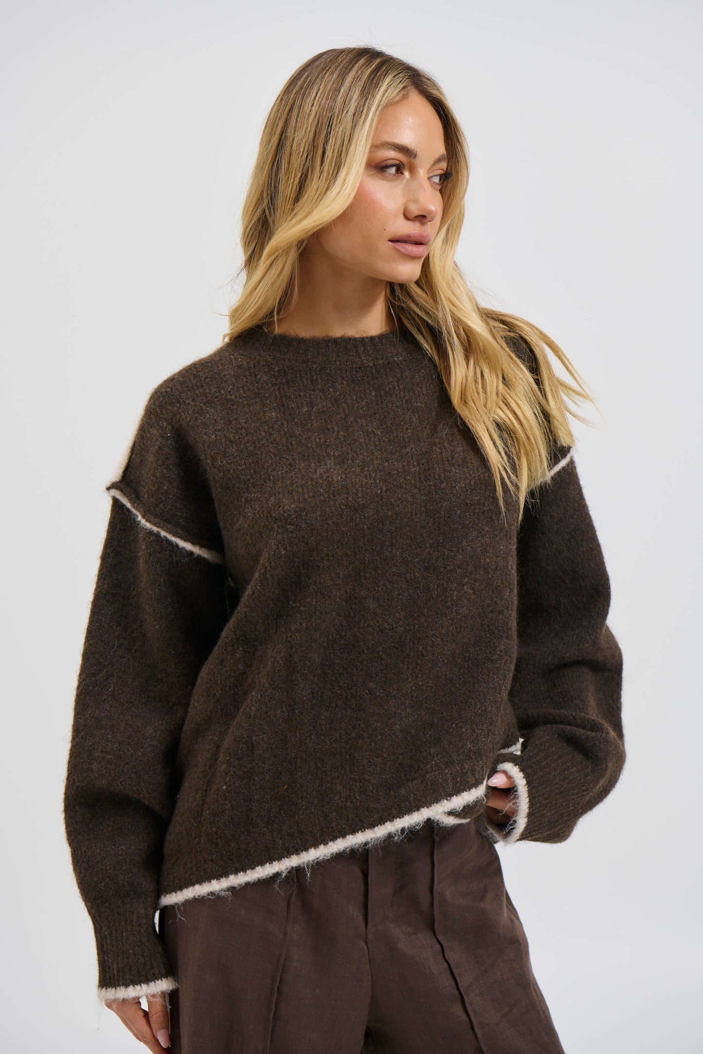 Benny Knit Chocolate