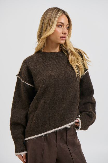 Benny Knit Chocolate