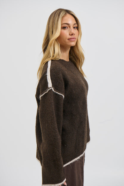 Benny Knit Chocolate