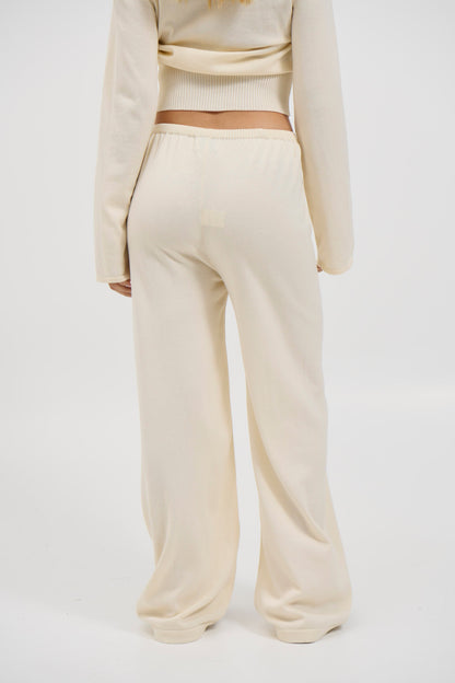 August Button Pant Cream