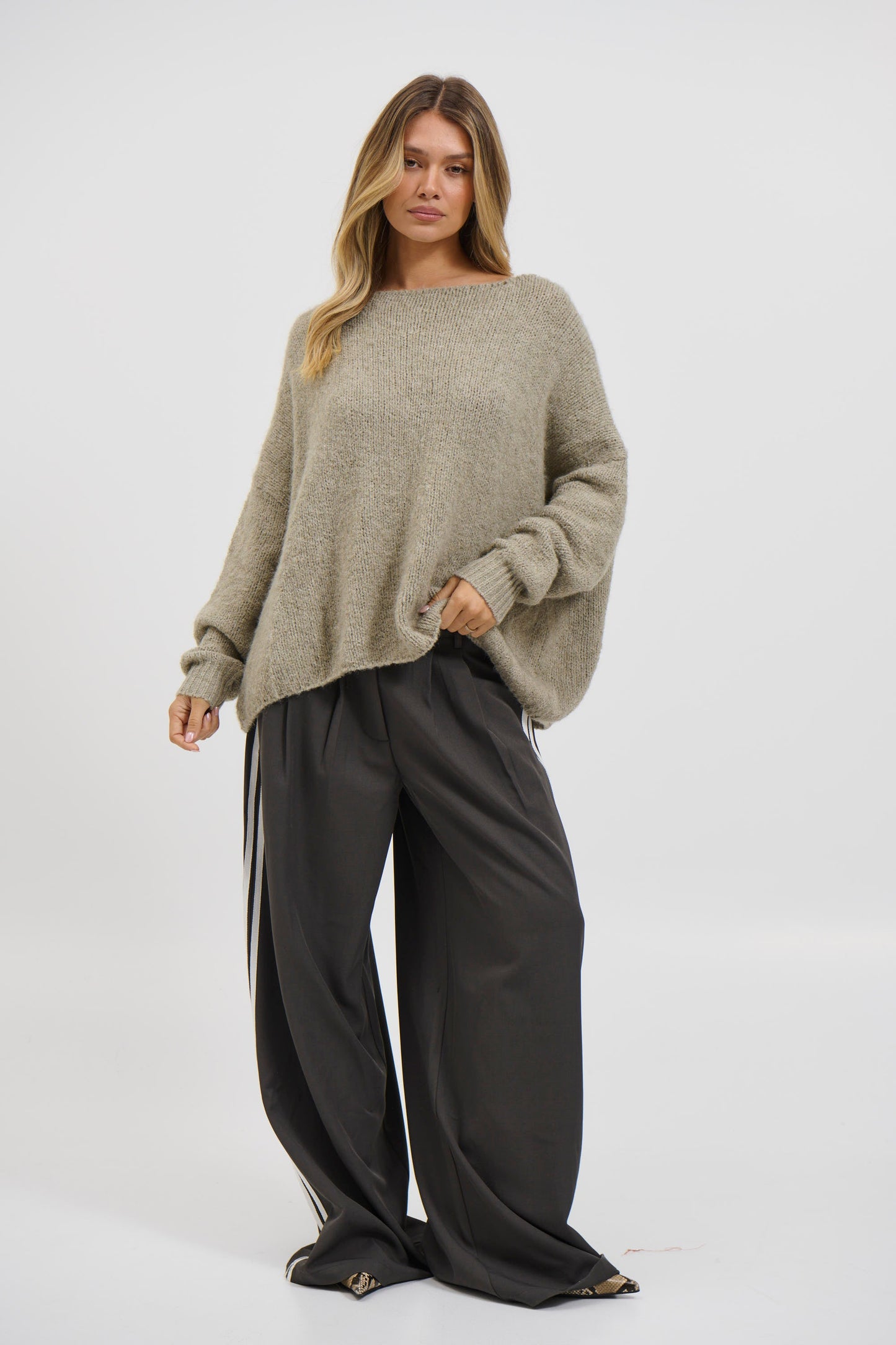 Louise Knit Olive
