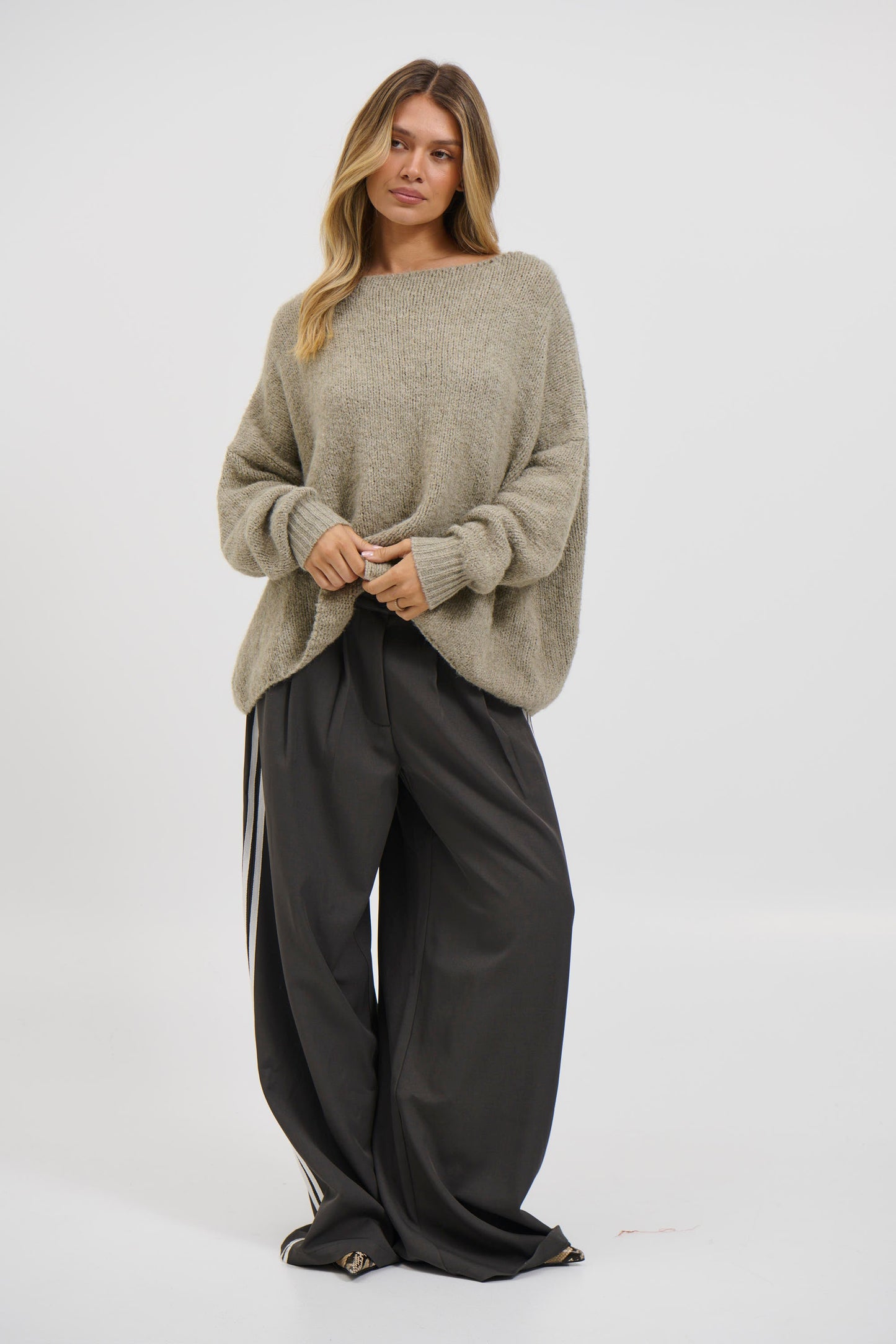 Louise Knit Olive