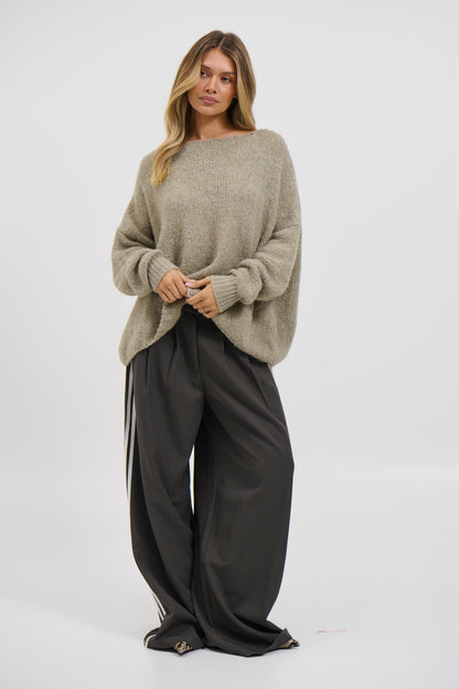 Louise Knit Olive