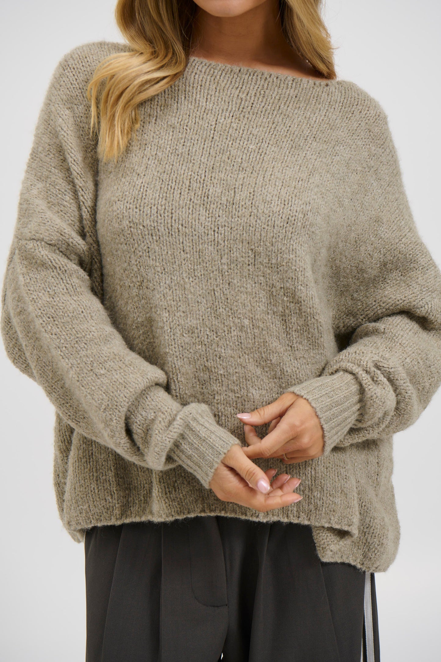 Louise Knit Olive