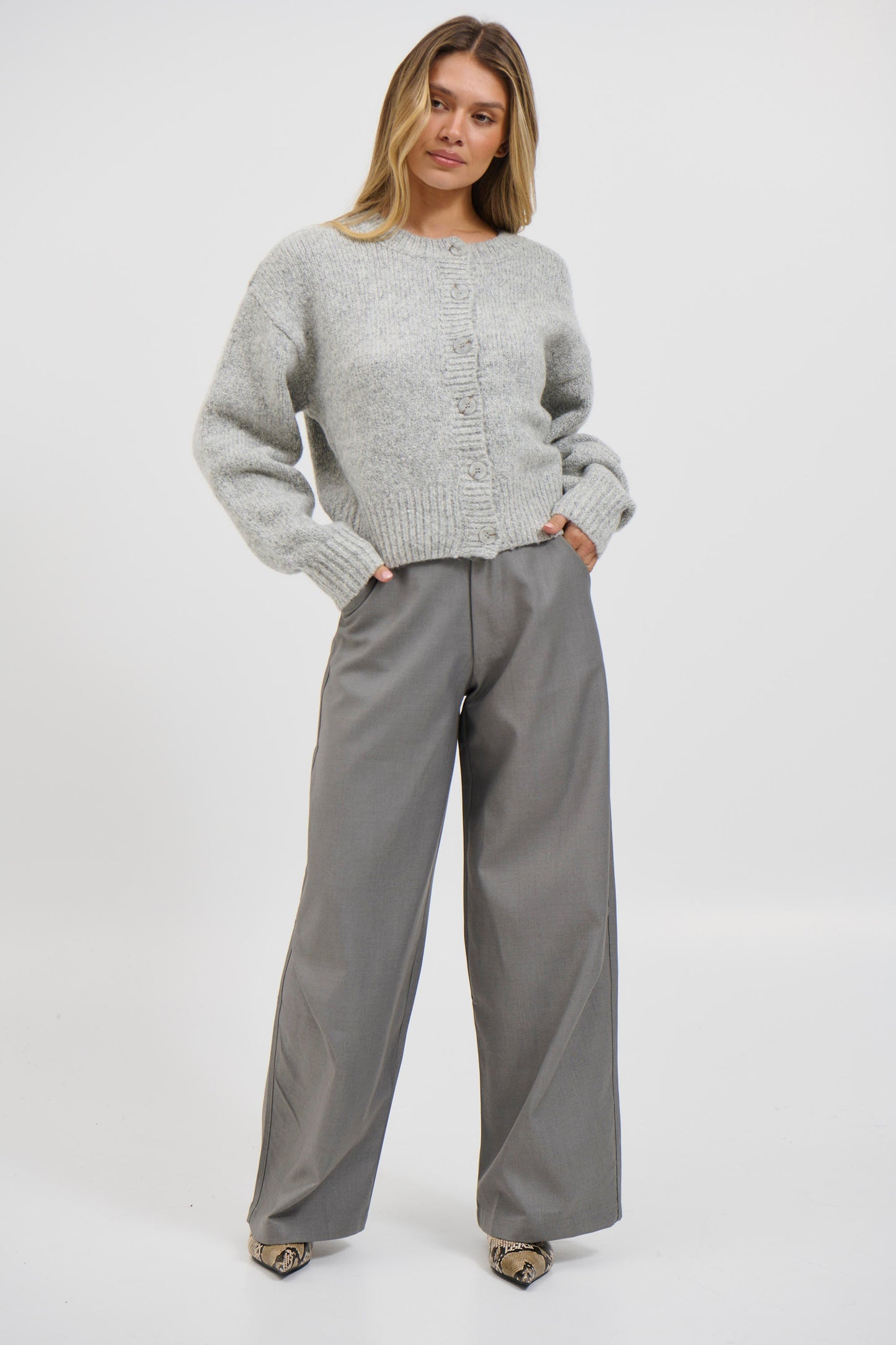 Sandra Cardigan Grey