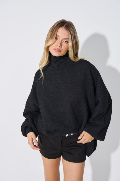 Pamela Knit Black