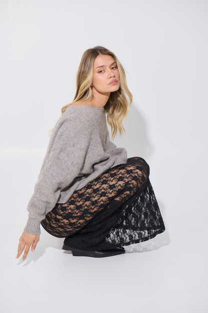 Louise Knit Mocha