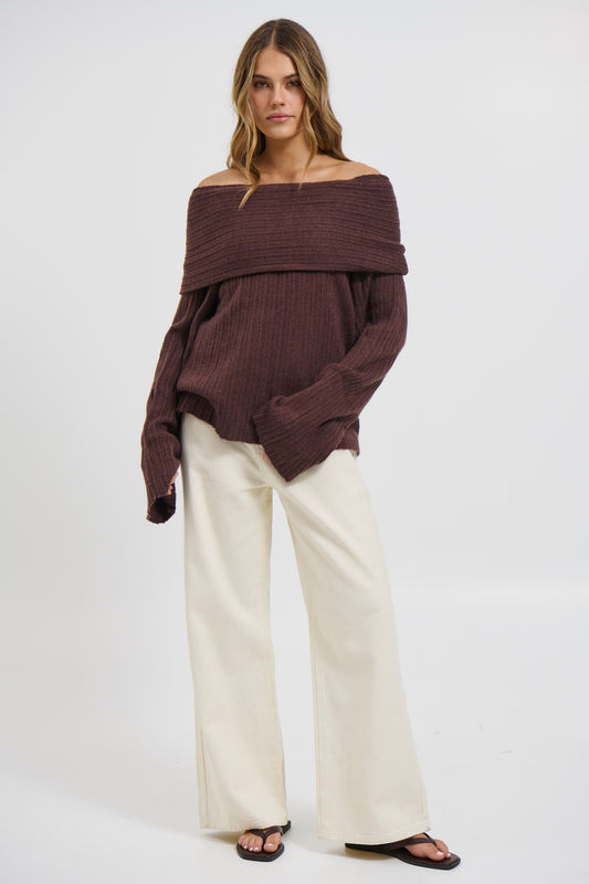 Edie Knit Chocolate