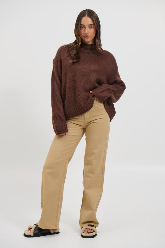 Rye Sweater Chocolate