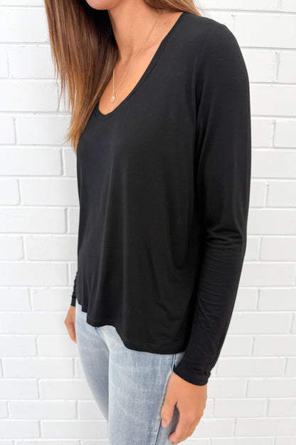 Long Sleeve Everyday Scoop Tee