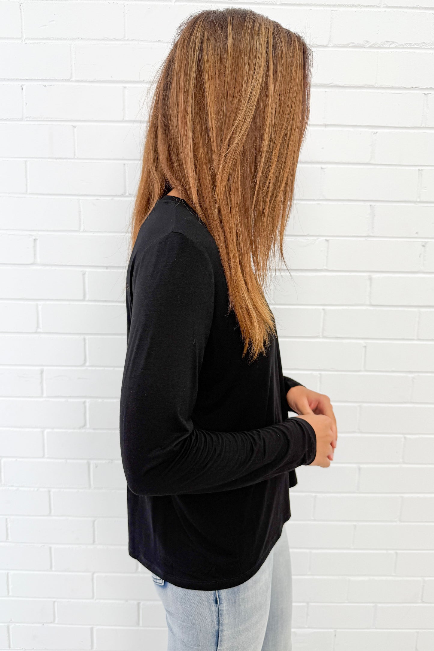 Long Sleeve Everyday Scoop Tee