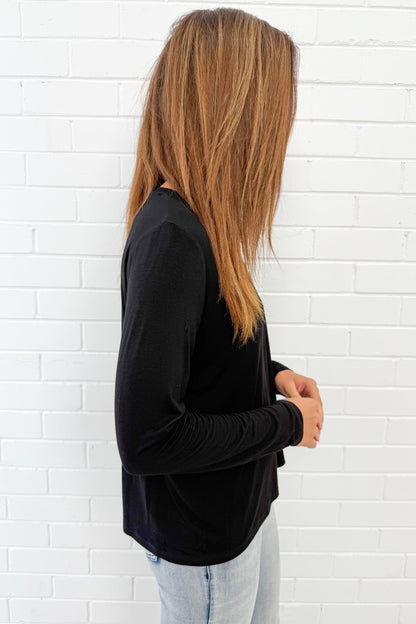 Long Sleeve Everyday Scoop Tee