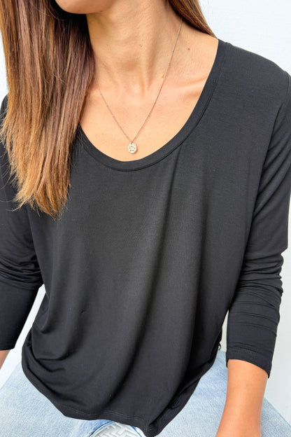 Long Sleeve Everyday Scoop Tee