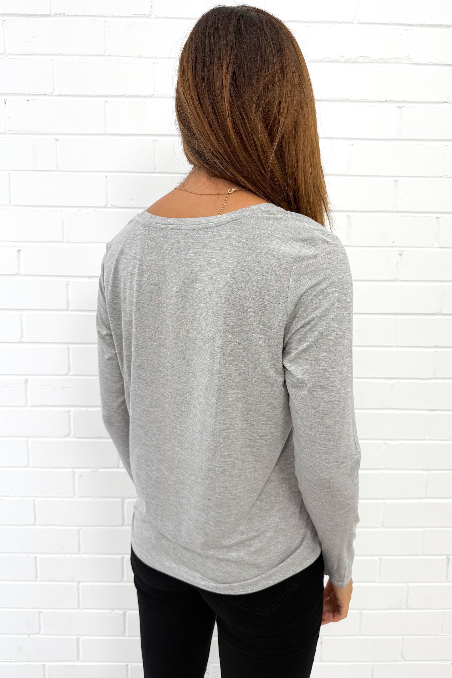 Long Sleeve Everyday Scoop Tee