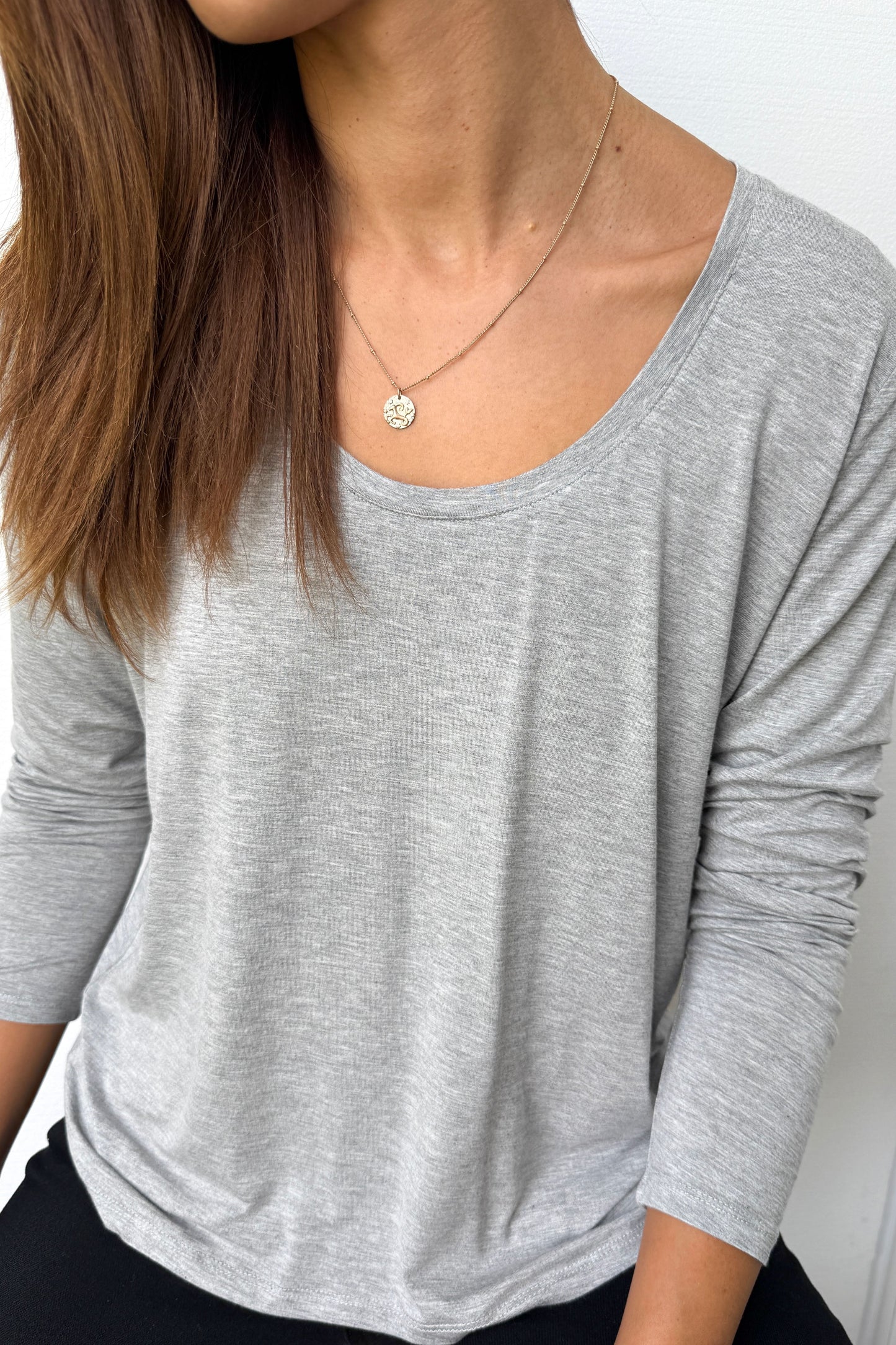 Long Sleeve Everyday Scoop Tee