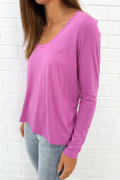 Long Sleeve Everyday Scoop Tee