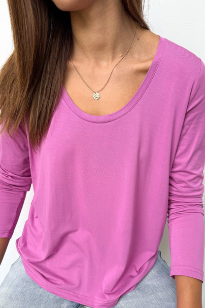 Long Sleeve Everyday Scoop Tee
