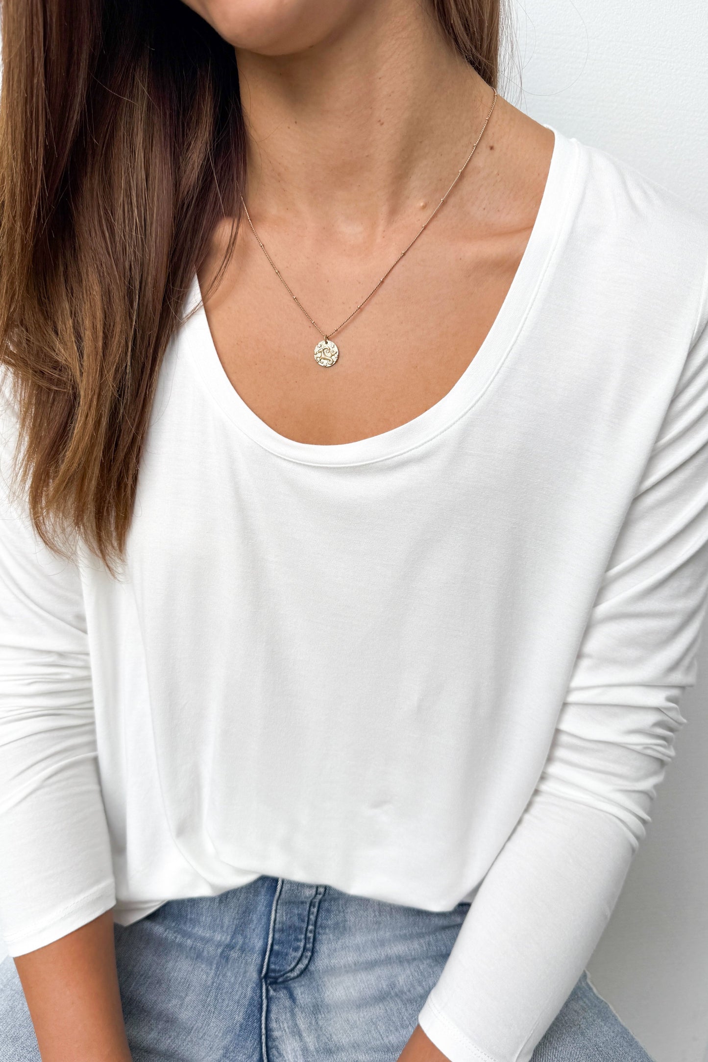 Long Sleeve Everyday Scoop Tee