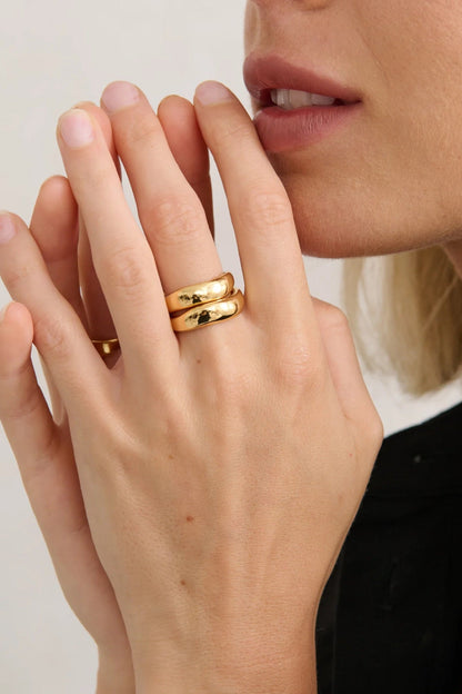 Everyday Classic Ring 18K Gold Plated