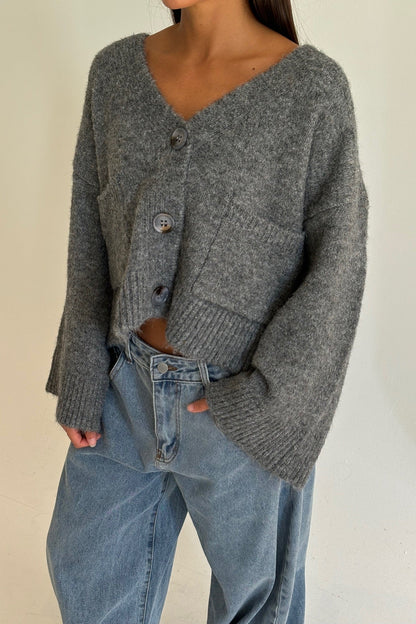 Grace Cardigan Charcoal