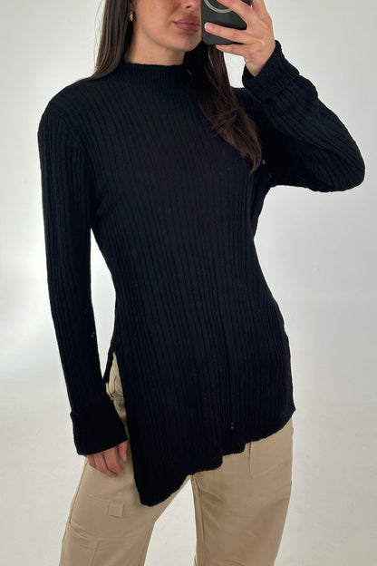 Lexa Knit Top Black