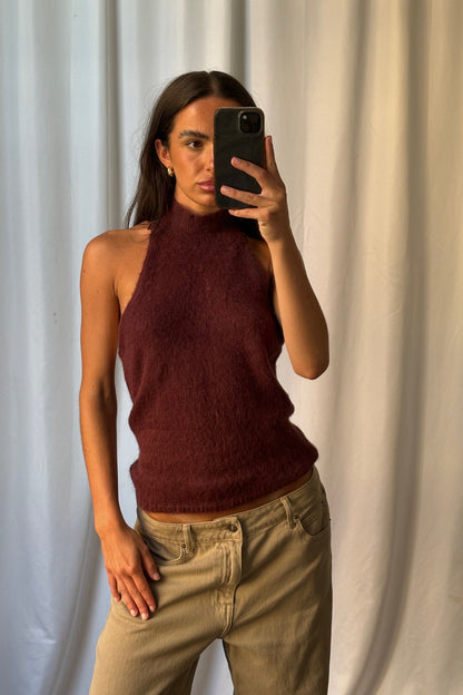Angie Top Burgundy