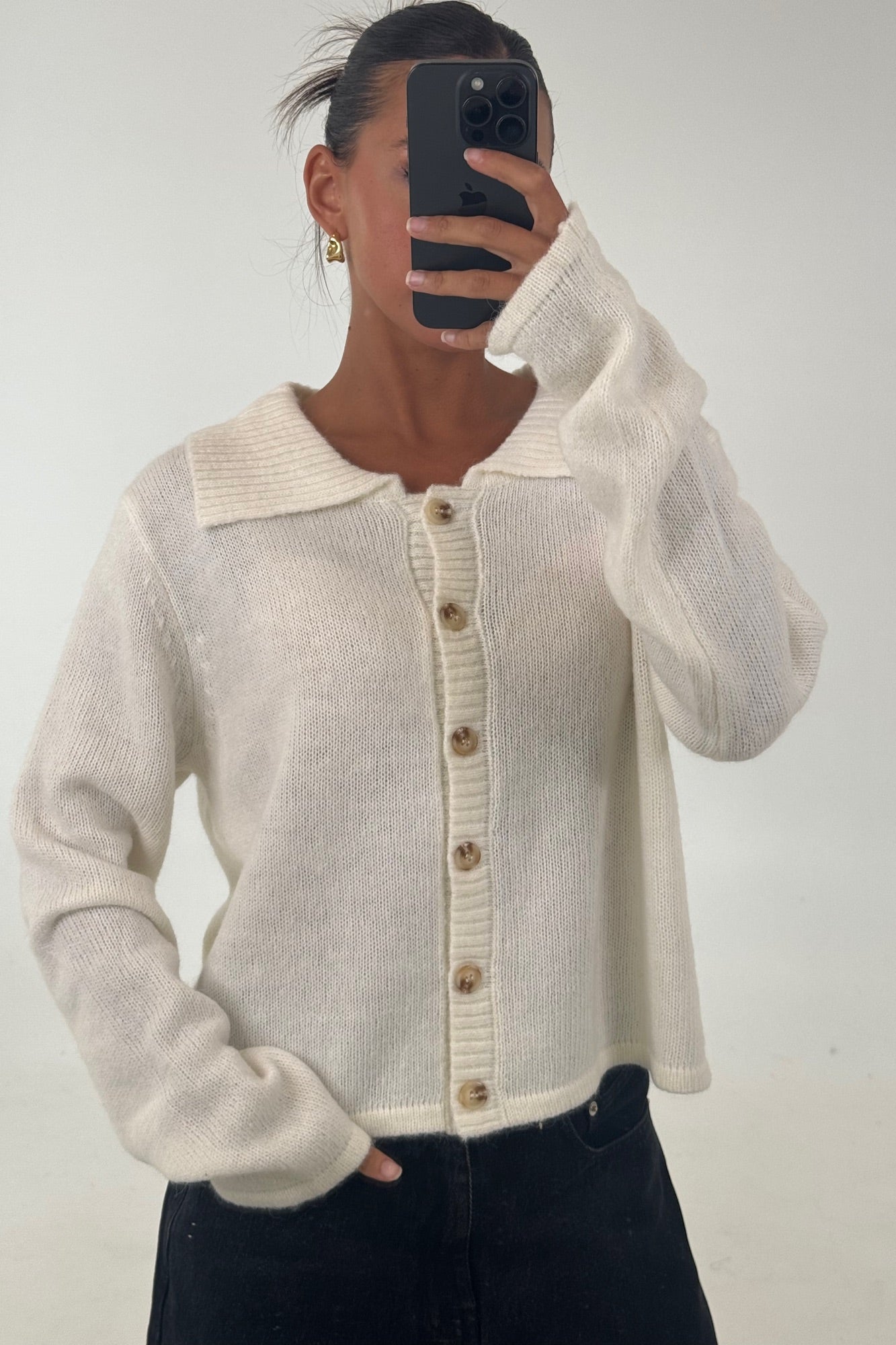 Natina Cardigan Milk