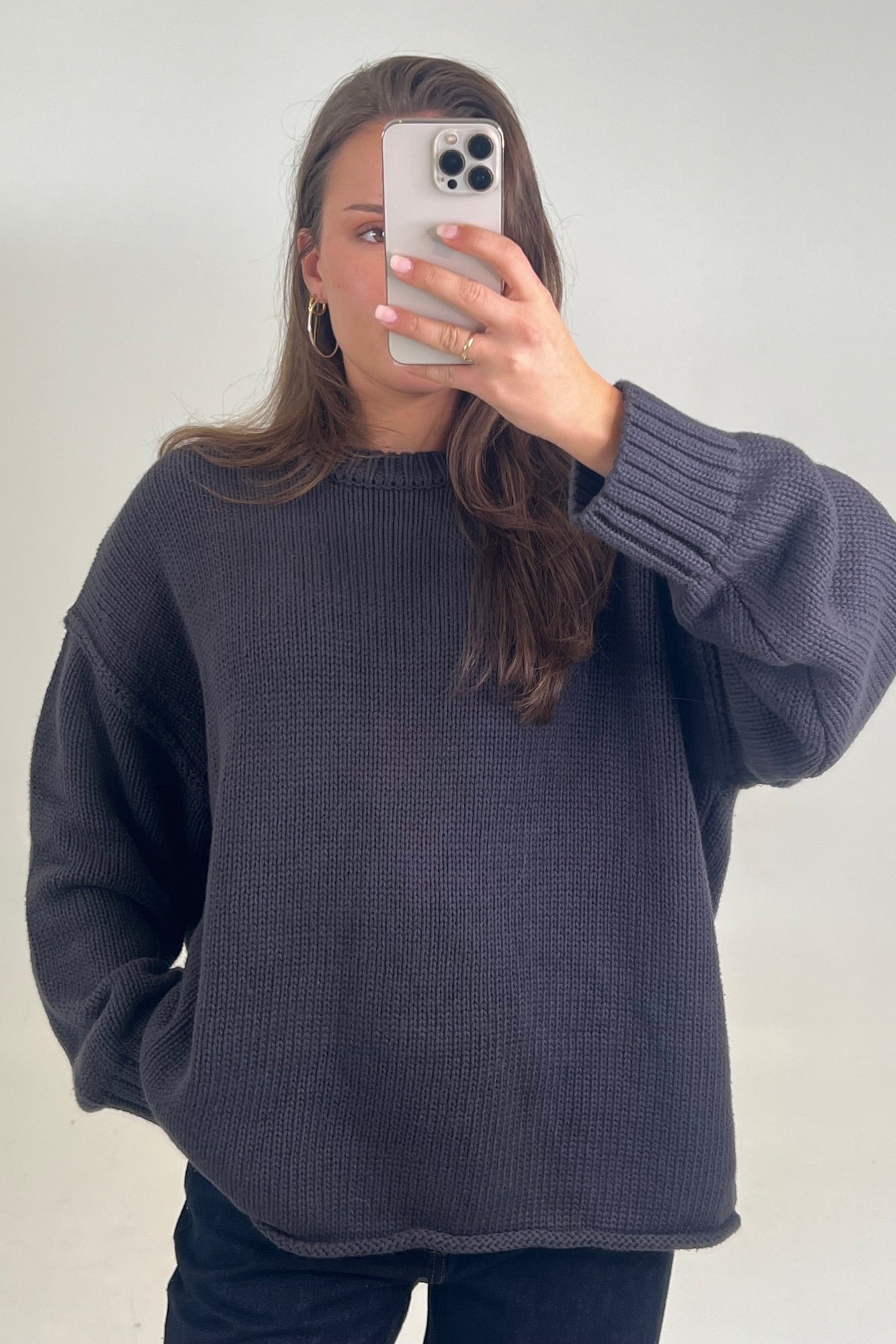 Nikova Knit Jumper Navy