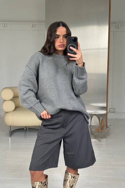 Brooks Bermuda Short Charcoal