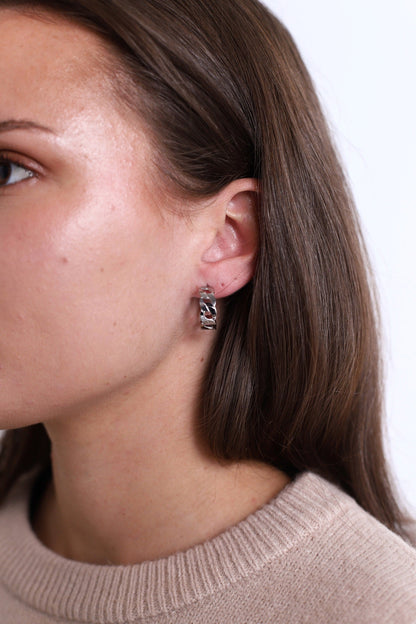 Eva Hoop Earring Silver