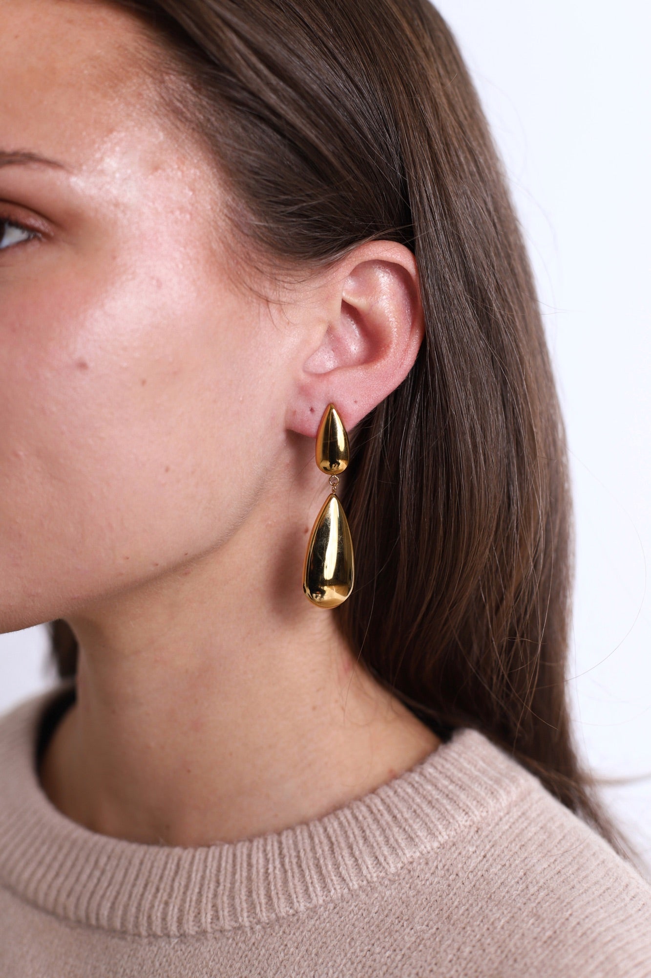 Charlotte Drop Earring 18K Gold Plated