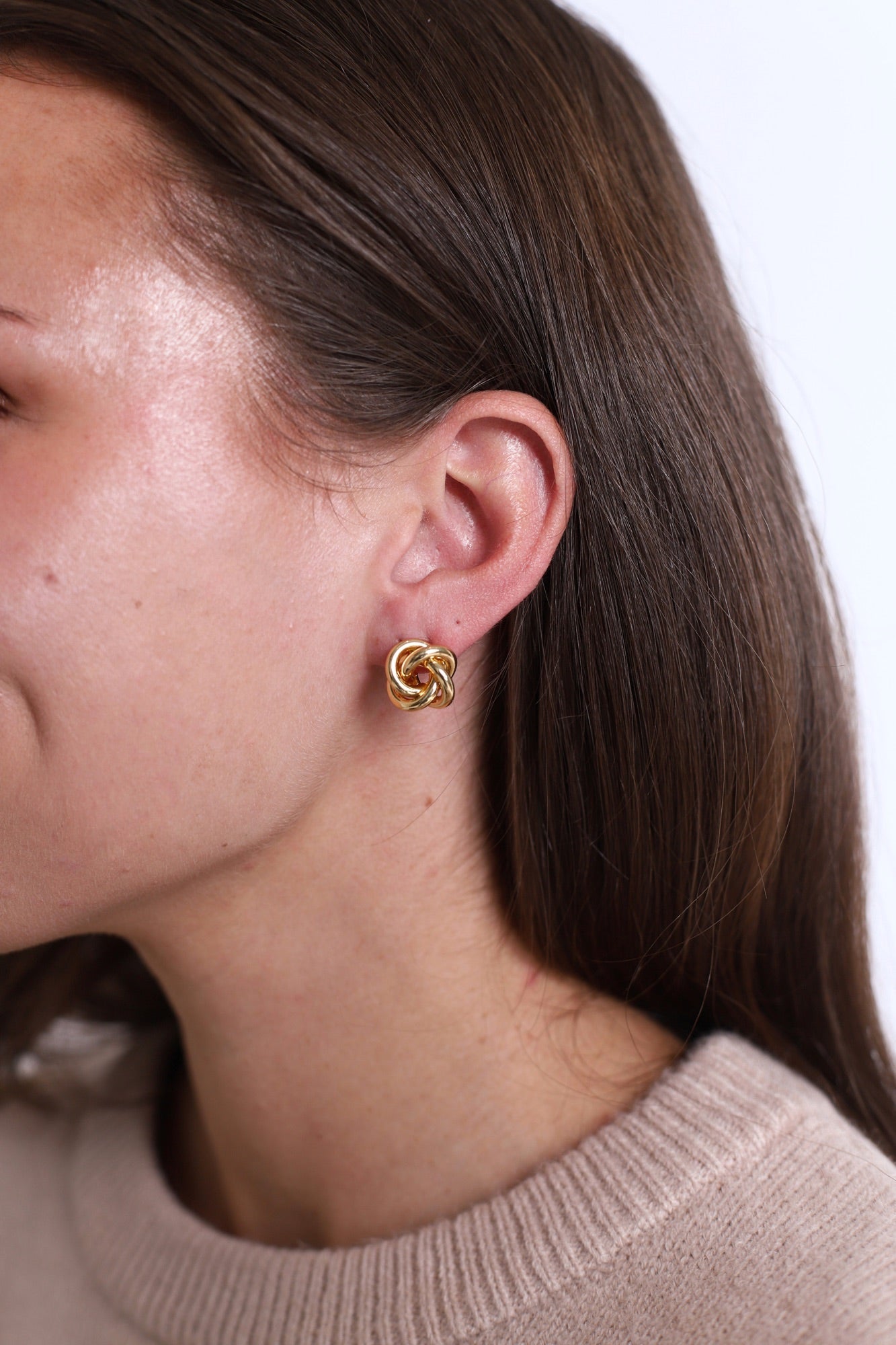 Luna Knot Earring Gold