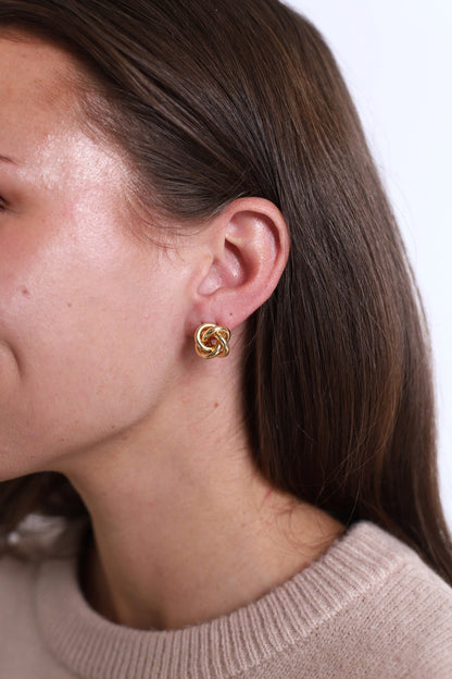 Luna Knot Earring Gold