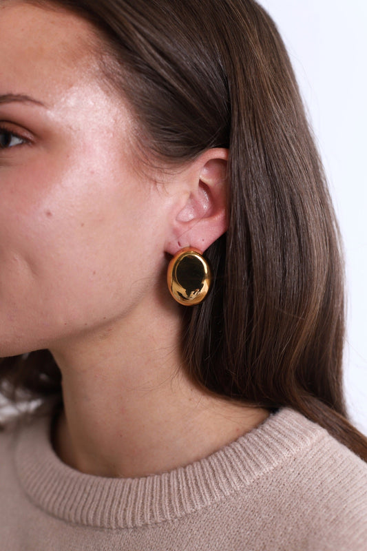 Letisha Stud Earring 18k Gold Plated