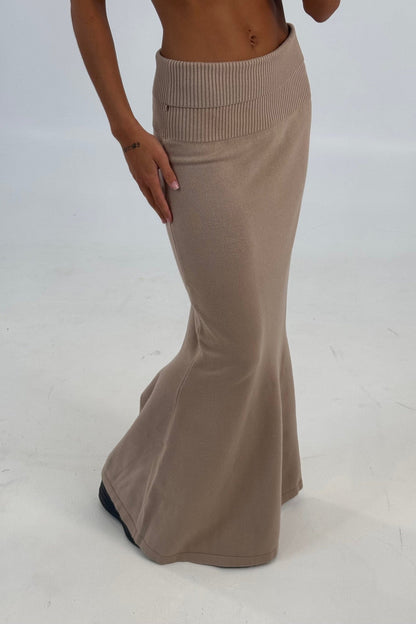 Luca Maxi Skirt Latte