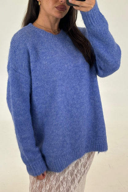 Stephanie Knit Jumper Blue