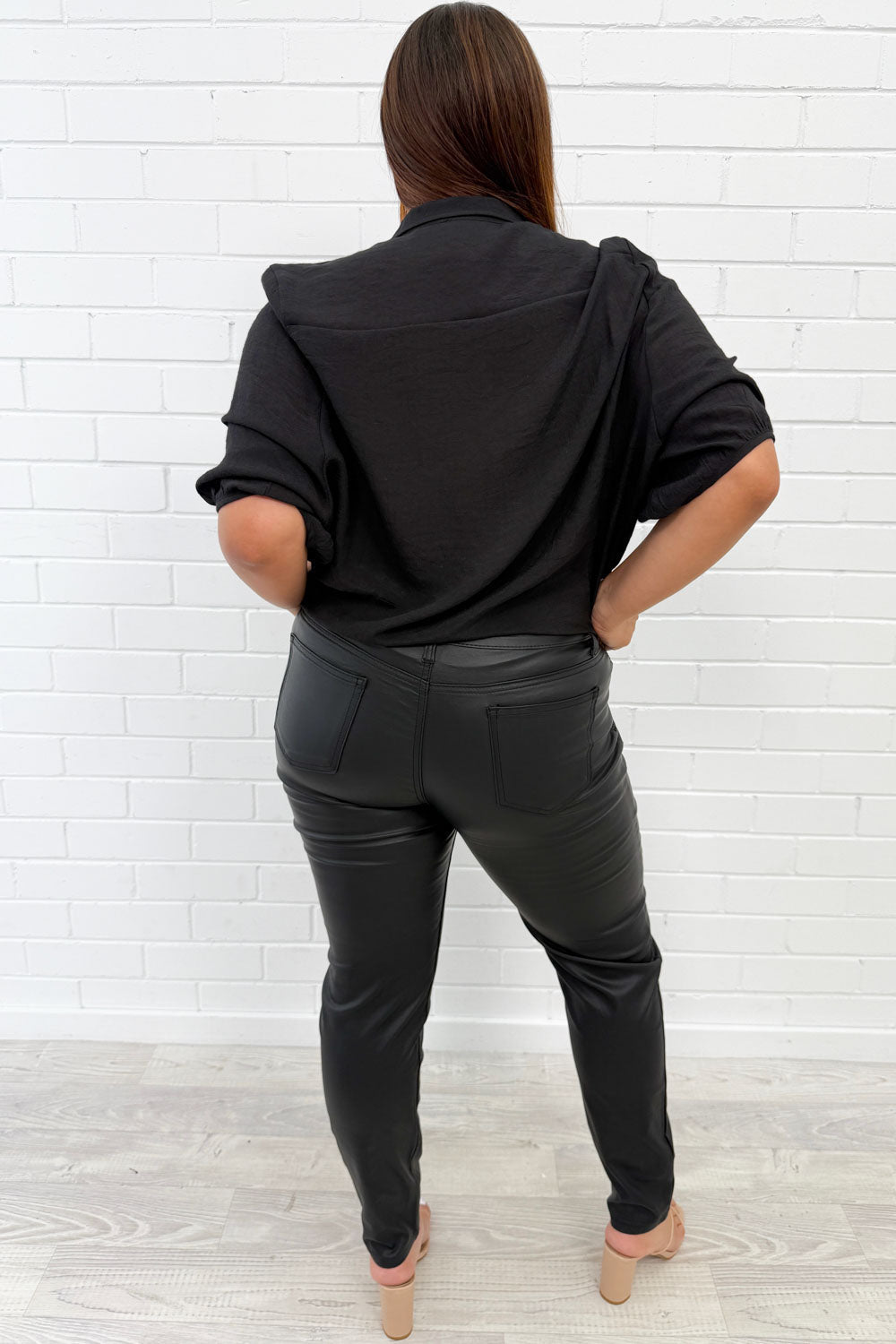 Pippa Wet Look Jeans