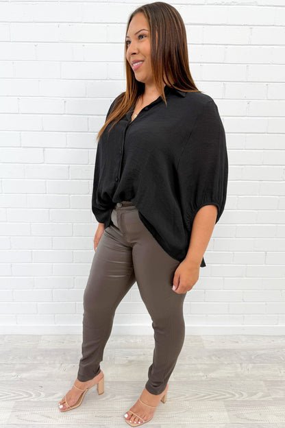 Pippa Wet Look Jeans