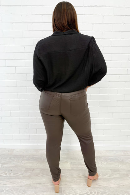 Pippa Wet Look Jeans