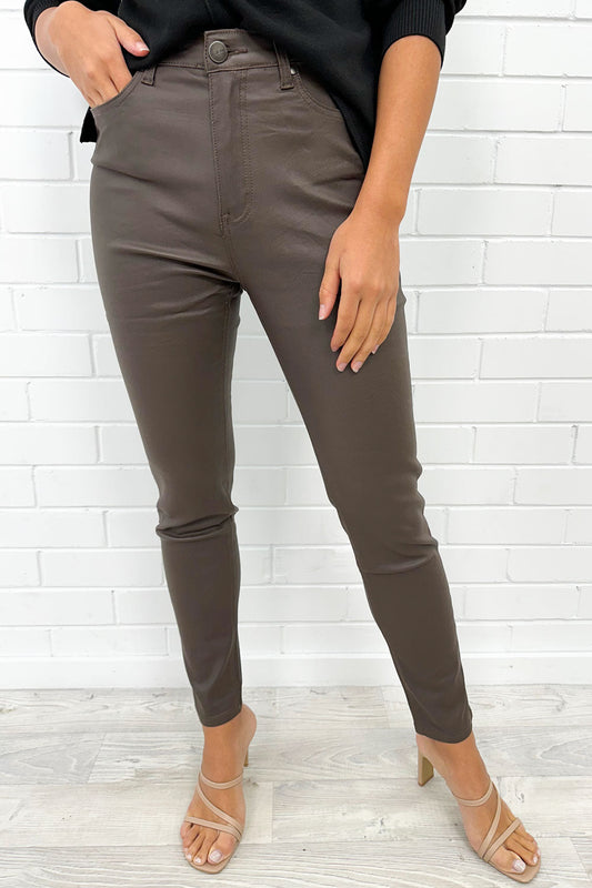 Pippa Wet Look Jeans