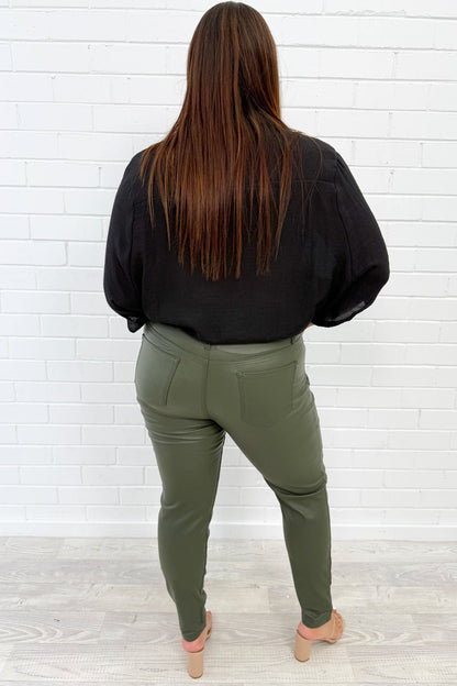 Pippa Wet Look Jeans