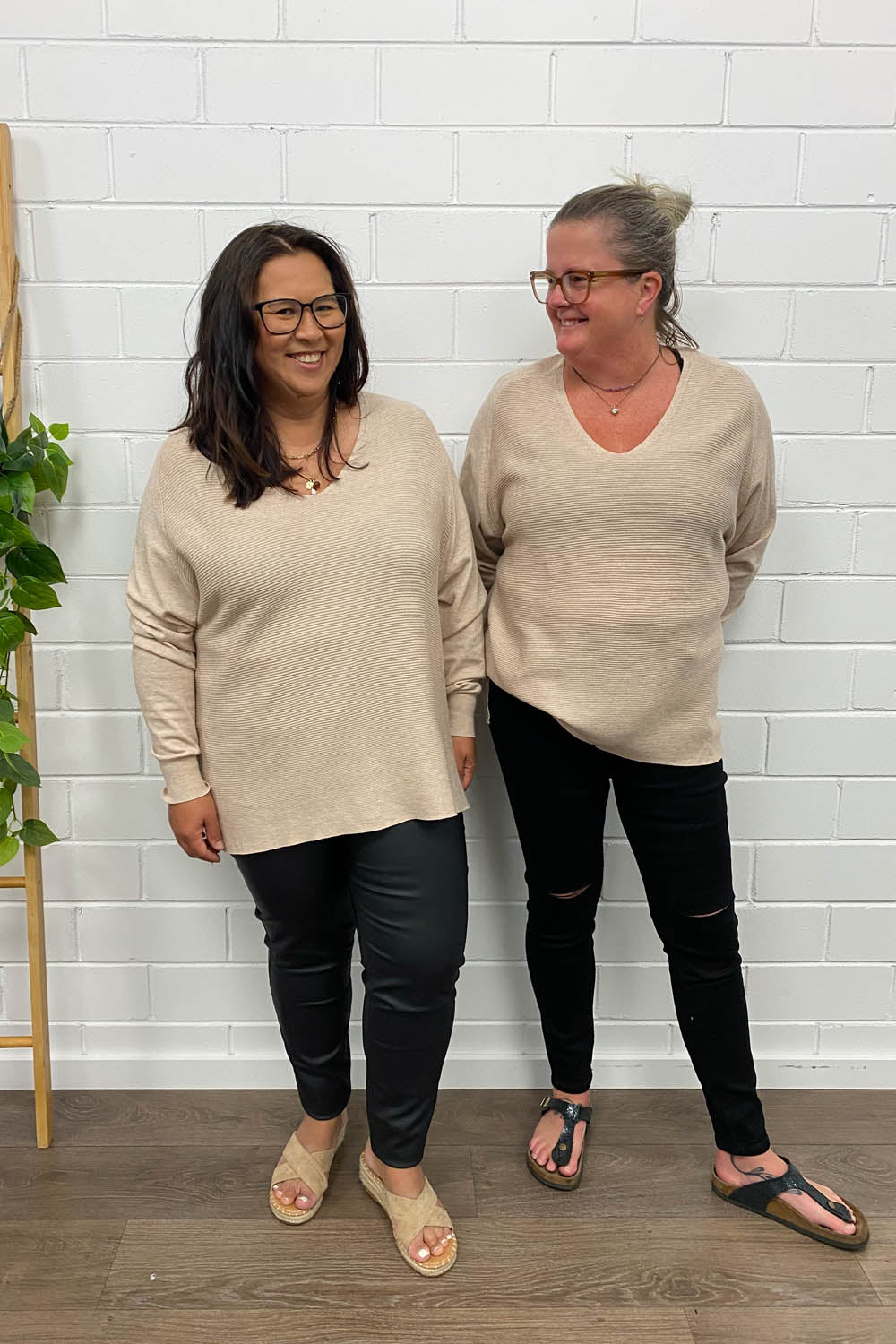 Pippa Wet Look Jeans