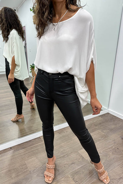 Pippa Wet Look Jeans