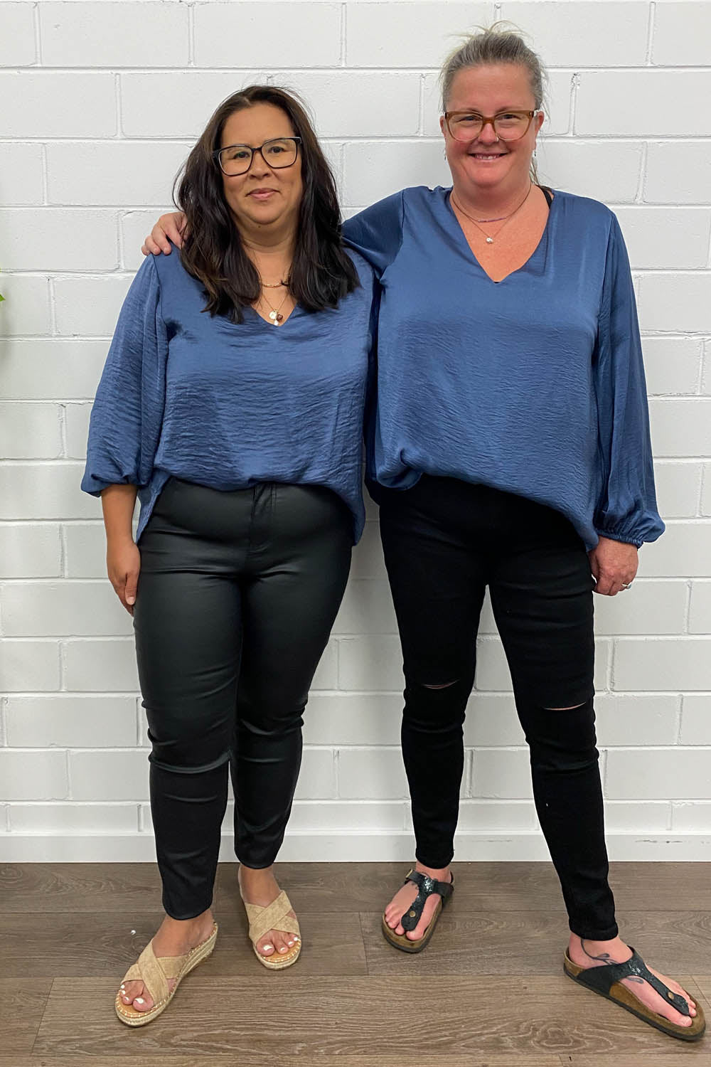 Pippa Wet Look Jeans