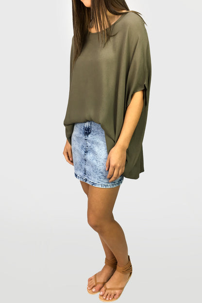 Zara Basic Drape Top