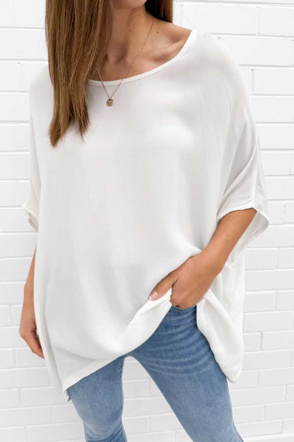 Zara Basic Drape Top