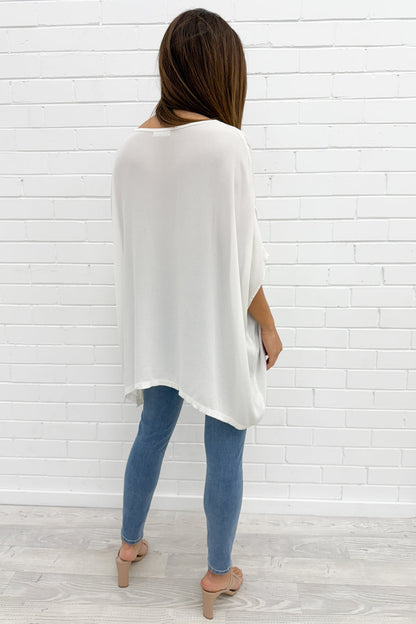 Zara Basic Drape Top