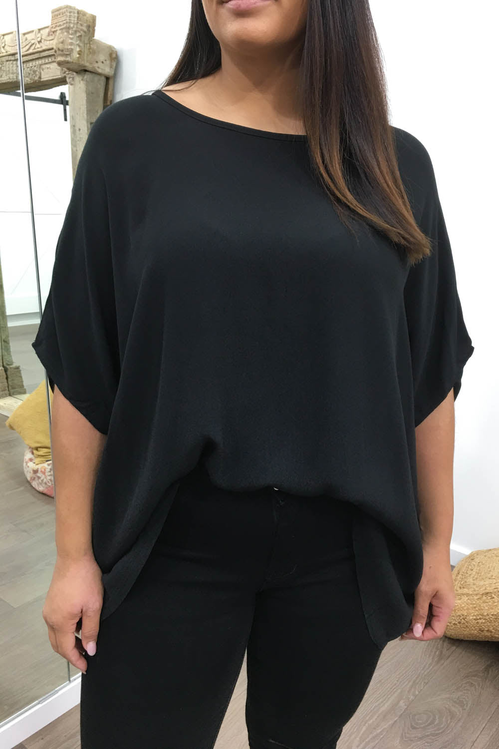 Zara Basic Drape Top