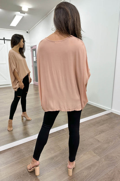 Zara Basic Drape Top